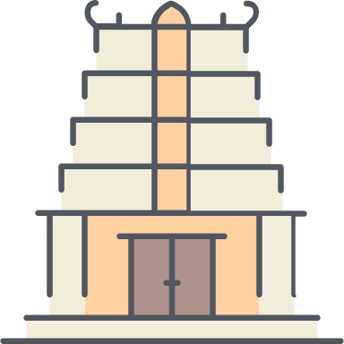 Temple Icon representing South India Temple Trail
