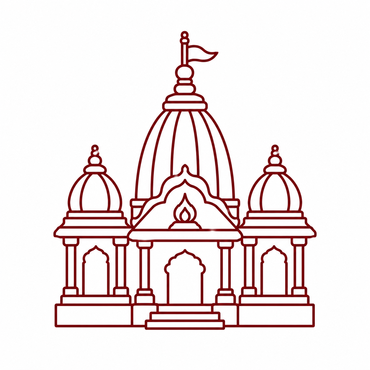 Himachal Pradesh temple icon