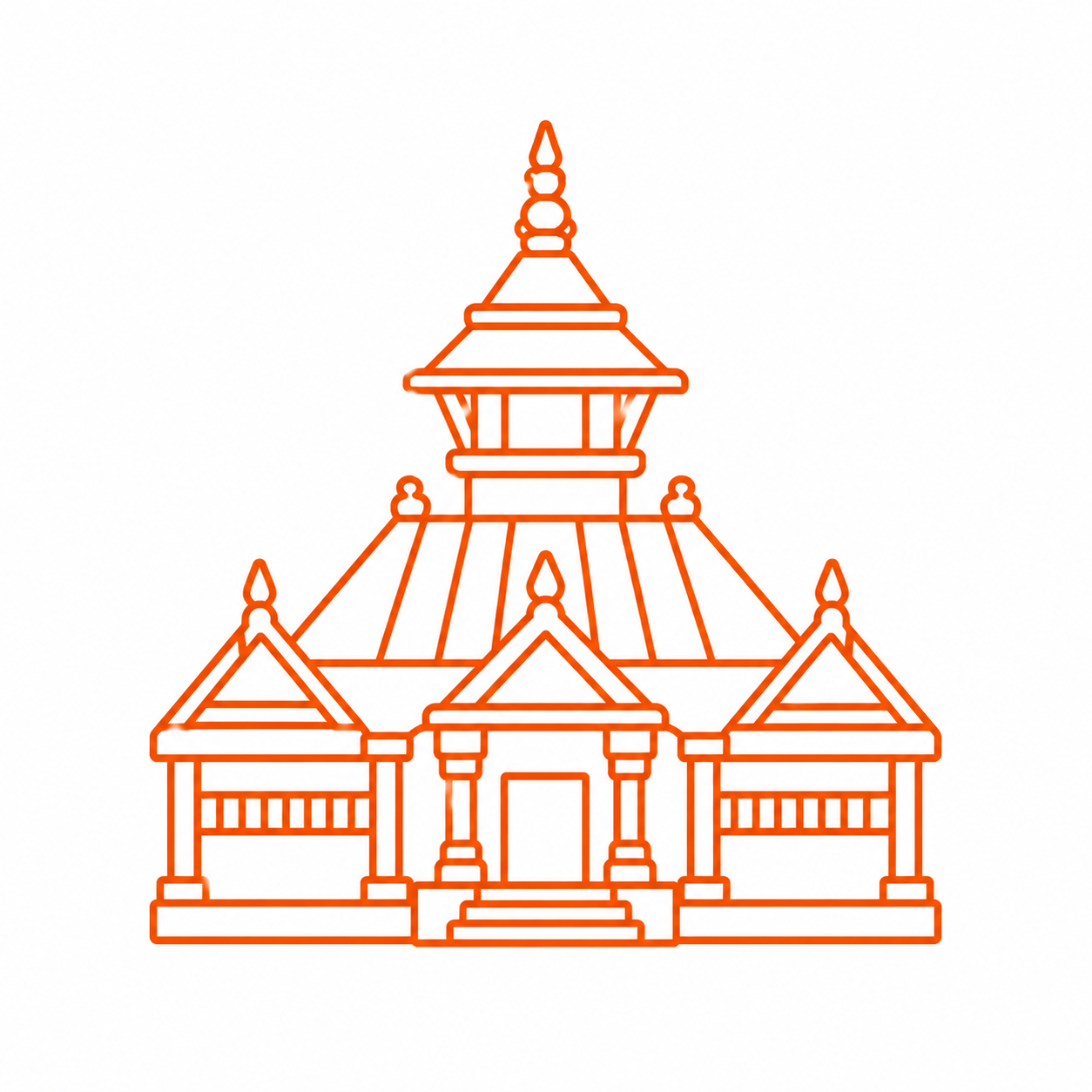Kerala temple icon