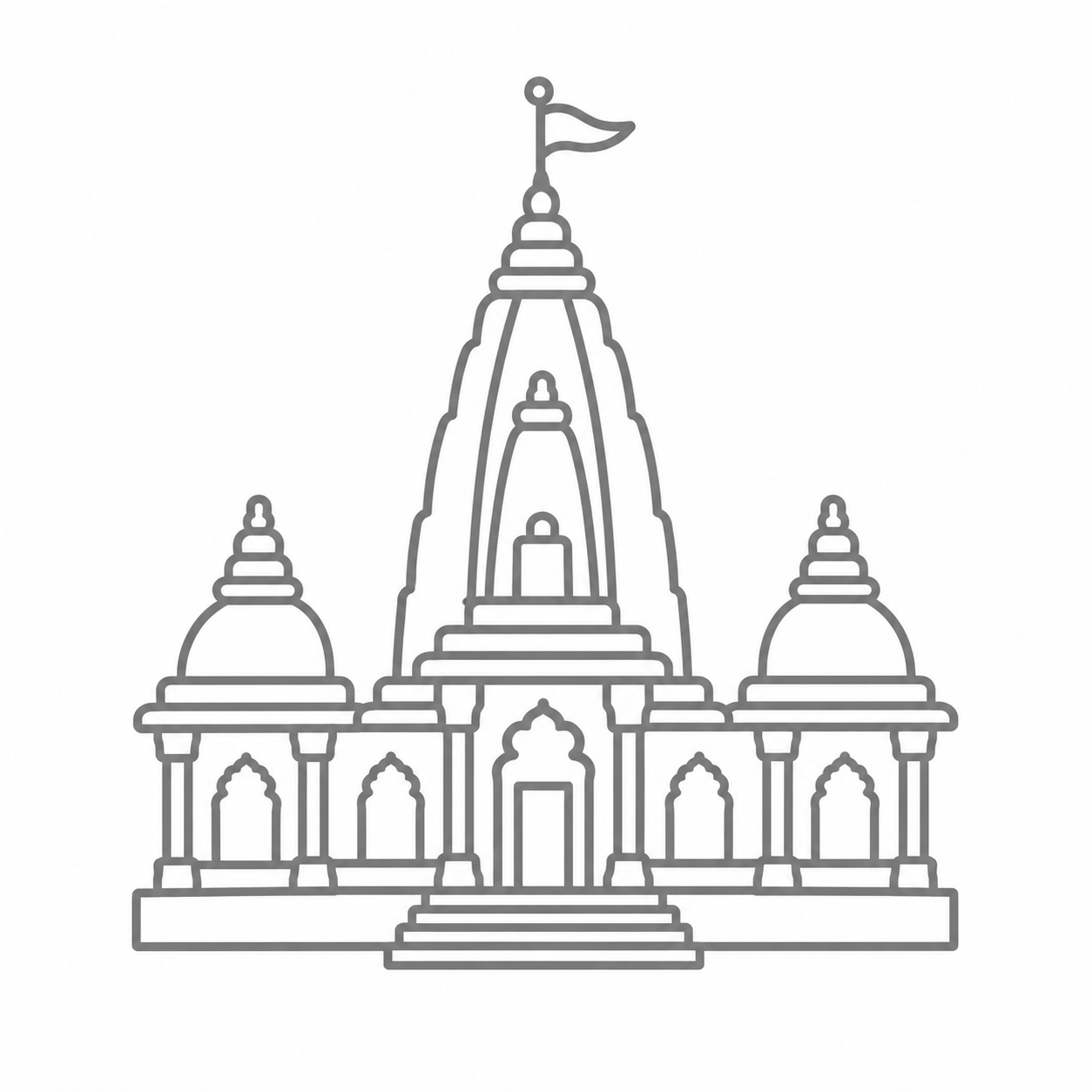 Madhya Pradesh temple icon