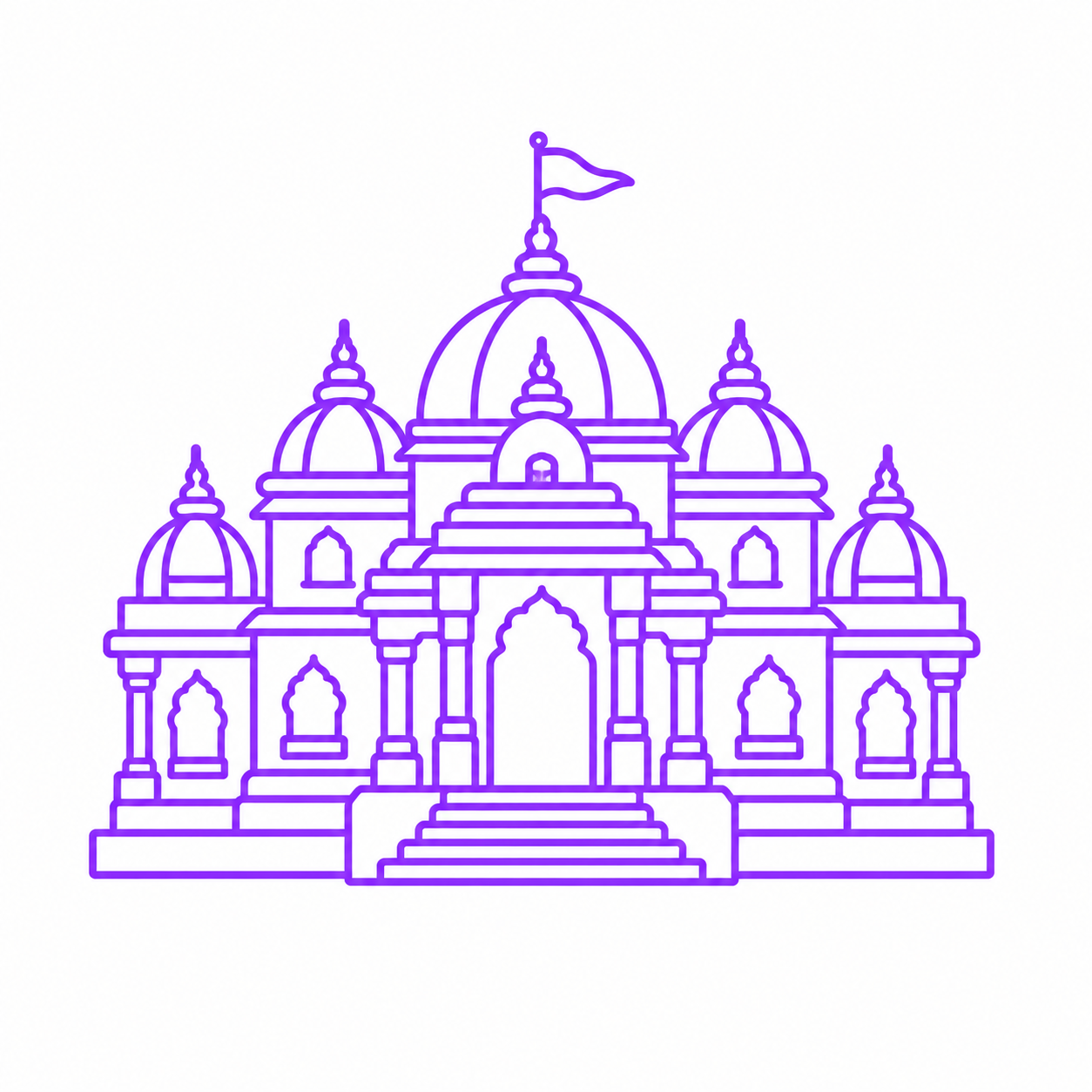 New Delhi Temple Icon