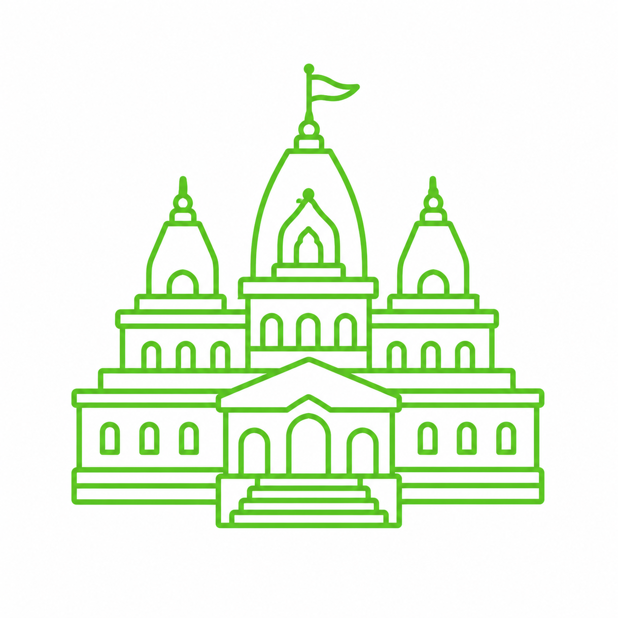 Rajasthan temple icon