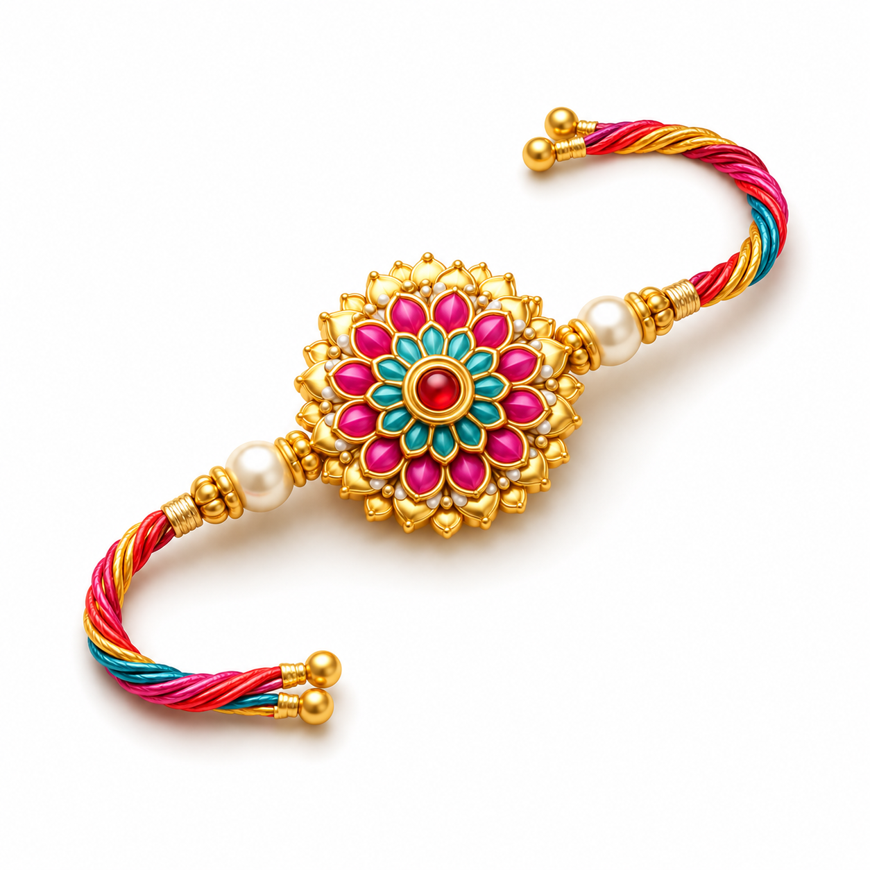 Colorful Rakhi bracelet icon