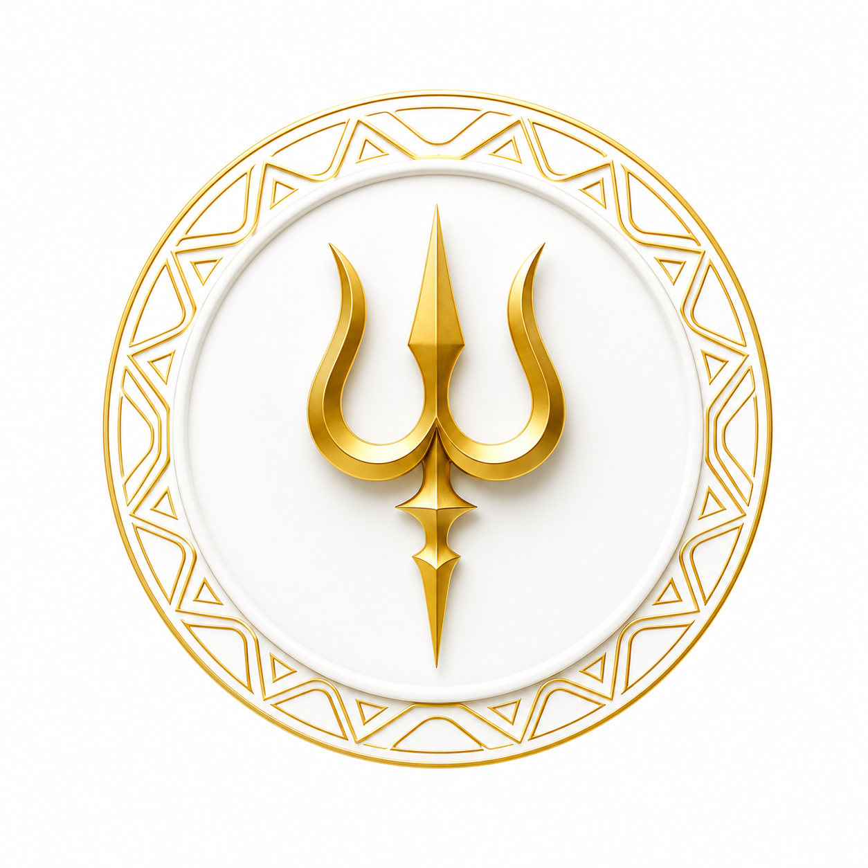 Trishul Icon representing strength and protection