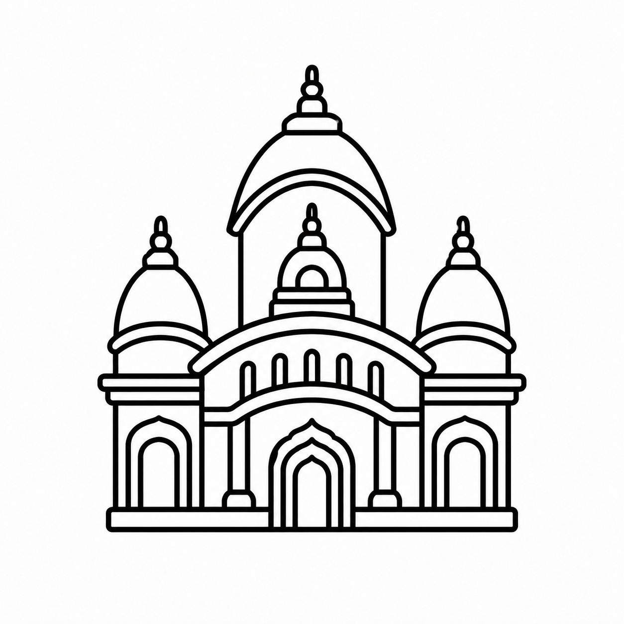 West Bengal Temple Icon
